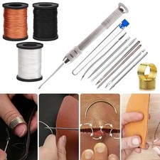 Leather Sewing Awl Set Shoes Repair Tool Kit Handmade Leather Sewing DIY Craft