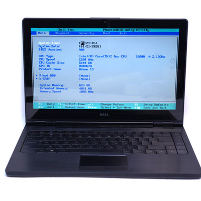 Dell Adamo 13 Laptop Core 2 Duo L9600 4GB Ram NO SSD NO OS T12-C8