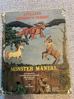 Monster Manual - AD&D Advanced Dungeons & Dragons 2E - Gygax - TSR-   4/9