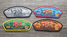 2019 BSA Inland Northwest Council Woodbadge 100 year - only 75 made! Set of 4!