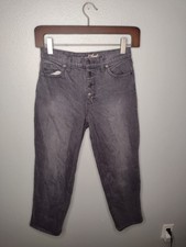 Universal Thread Vintage Straight Button Fly Jeans 6 28 Gray Denim Pants A3