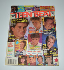 Teen Beat May 1988 Brad Pitt Corey Haim River Phoenix with Poster Rare