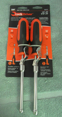 SMC-Innovations Locking Hex Nut  Driver 1/4'' & 5/16'' by 10'' New heavy duty tool