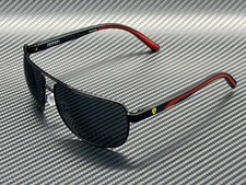FERRARI FZ5007 101 87 Matte Black Dark Grey Men's 64 mm Sunglasses