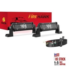 LED Light Bar 35,000LM 2PCS, 2026 New Japanese Chips, Spot Flood Combo 6 Inch