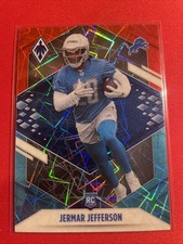 Panini 2021 Phoenix Jermar Jefferson Rookie Card #179 Detroit Lions NFL /50. rookie card picture