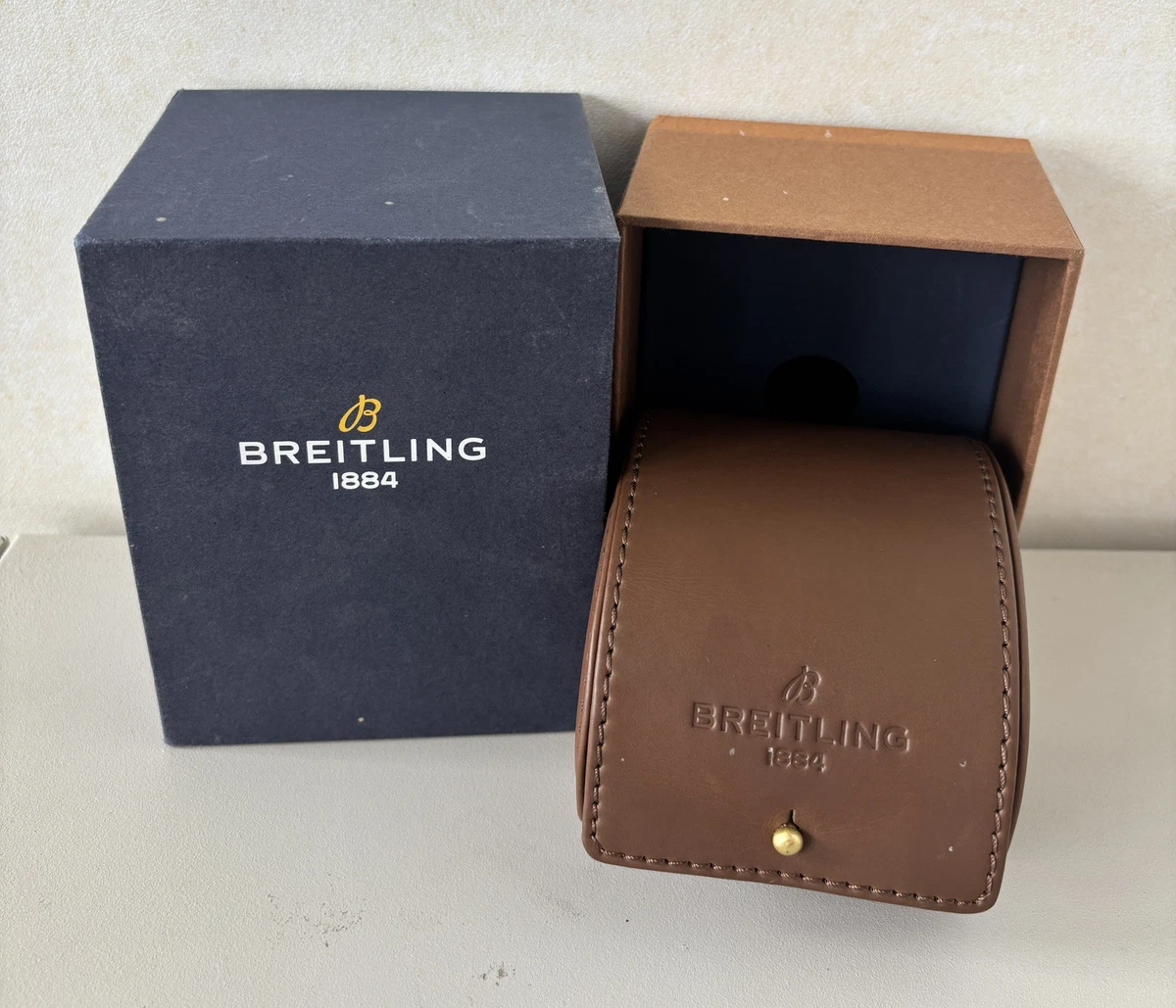 Breitling Leather Watch Presentation Box (Single)s for sale | eBay
