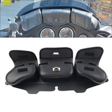3-Taschen Windschutzscheiben-Tasche f&uuml;r Harley Electra Glide FLHTC 1996-2013