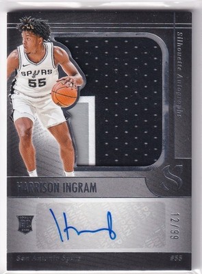 Panini Silhouette NBA 2024-25 No SIL-ING Harrison Ingram Rookie Patch Auto 12/99