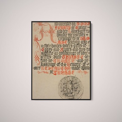 Edwin Austin Abbey - Title Page Design, Scribner s Magazine - Paper or Canvas