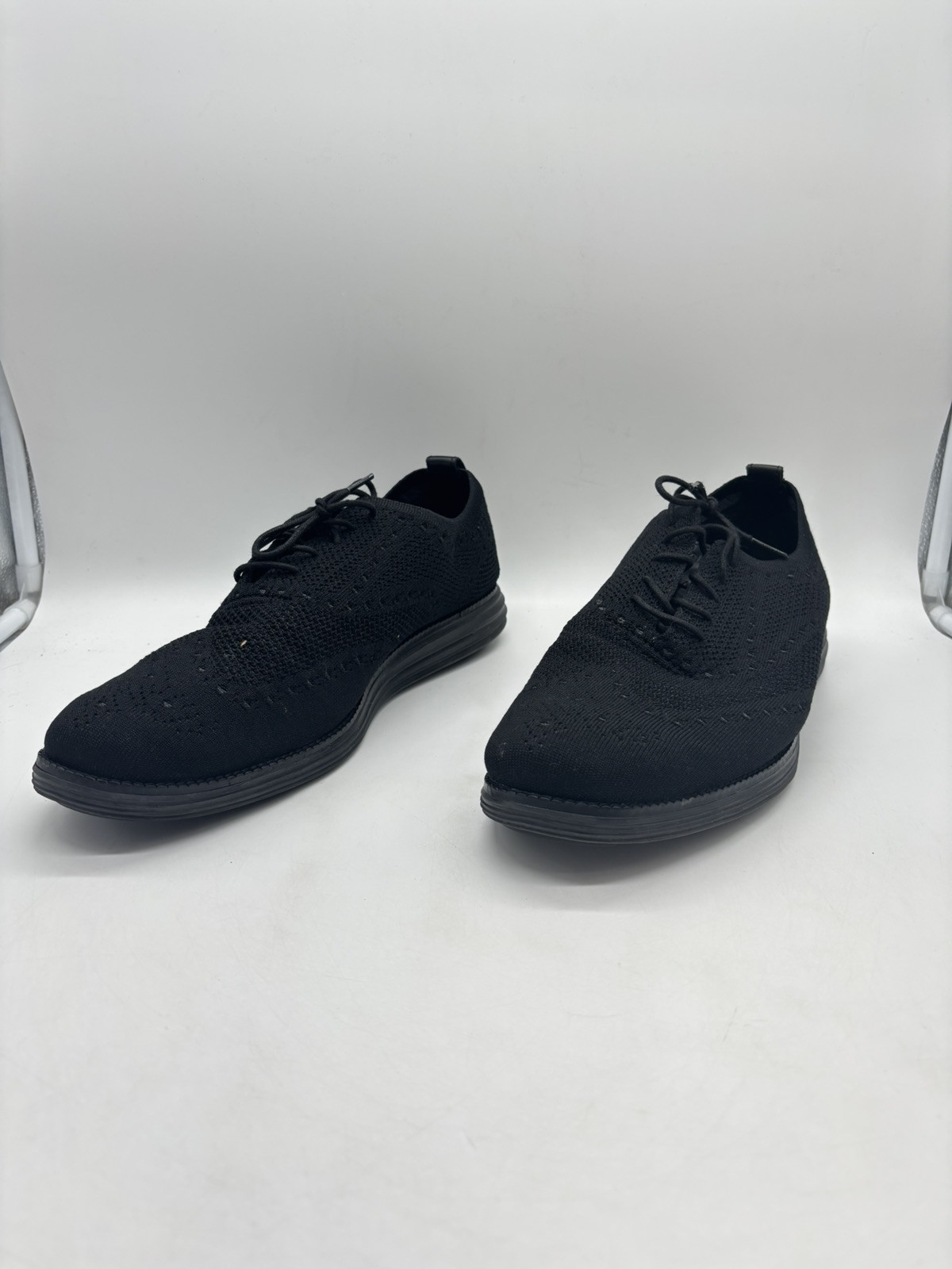 SAOLA Sneaker Cole Haan da uomo originali Grand Knit Wingtip II C28443 nere US 13 M