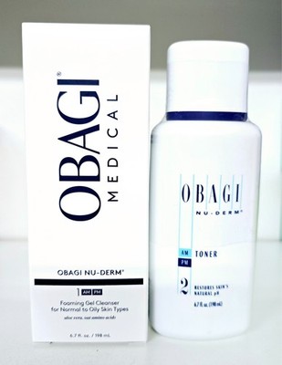 Obagi Foaming Gel & Toner 6.7 oz - Oil Skin