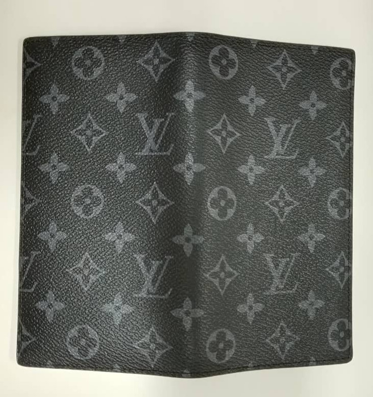 Louis Vuitton Monogram Eclipse Brazza Canvas Long… - image 4