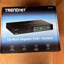TRENDnet TPE-TG182 18-Port PoE+ Unmanaged Ethernet Switch - New