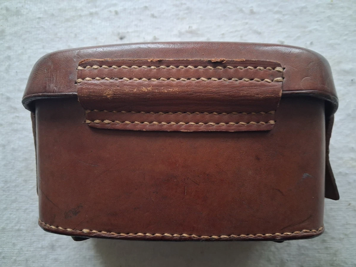Valise Sacoche De Médecin Militaire En Cuir - France 1939-1945 - État D'usage