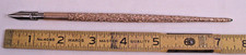 FANCY GOLD FILLED REPOUSSE QUILL DIP PEN 1900s
