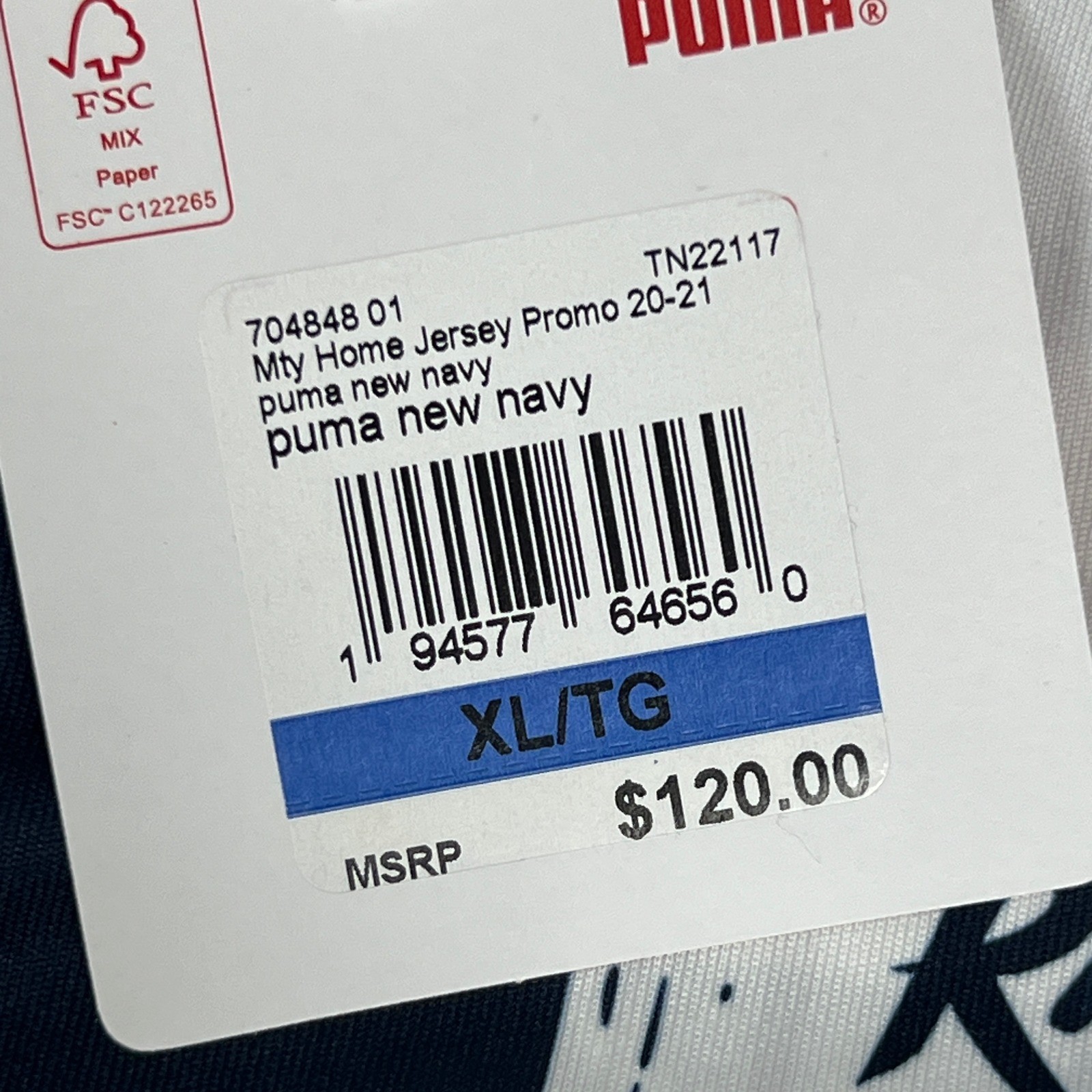 Puma Monterrey Rayados Jersey 2020/21 Mens XL Home BBVA Liga MX thumbnail 4