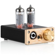 Douk Audio U10 Mini Vacuum Tube Headphone Amp Amplifier 3.5mm 6.35mm for PC - Hi