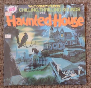 1979 WALT DISNEY CHILLING THRILLING SOUNDS OF THE HAUNTED HOUSE RECORD ALBUM