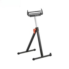 Roller Stand 135lbs LBC Adjustable Height with 11.5in Polished Steel Roller Head