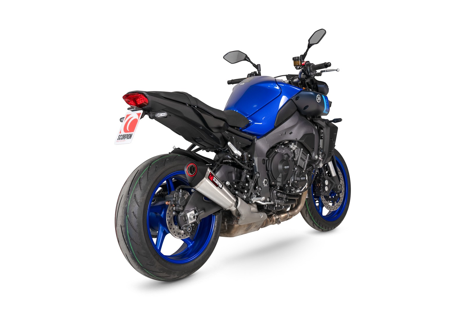 Yamaha MT-10 22-25 Scorpion Exhaust Serket Taper Brushed SS Slip-on RYA126SEO