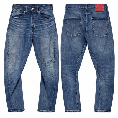 Levis Premium LEJ 502 Red Patch Engineered Jeans Mens 32 x 32 Tapered Leg Denim