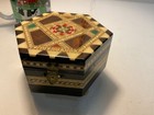 antique music box inlaid plays fine wood made by morelli — photo 4