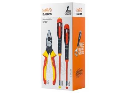 Bahco VDE Schraubendreher und Zangen Set mit gratis Flaschenöffner