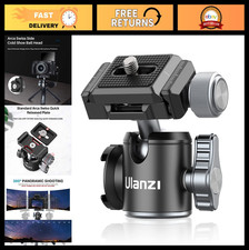 360  Rotating Ball Head with Arca Quick Release  Cold Shoe for DSLR, Tripod, Sl