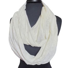 Cream Infinity Scarf One Size
