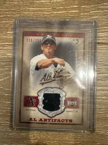 LOT Eric Chavez MLB (27) Card Lot Oakland A’s Athletics Rookie RC Artifact - Picture 4 of 11