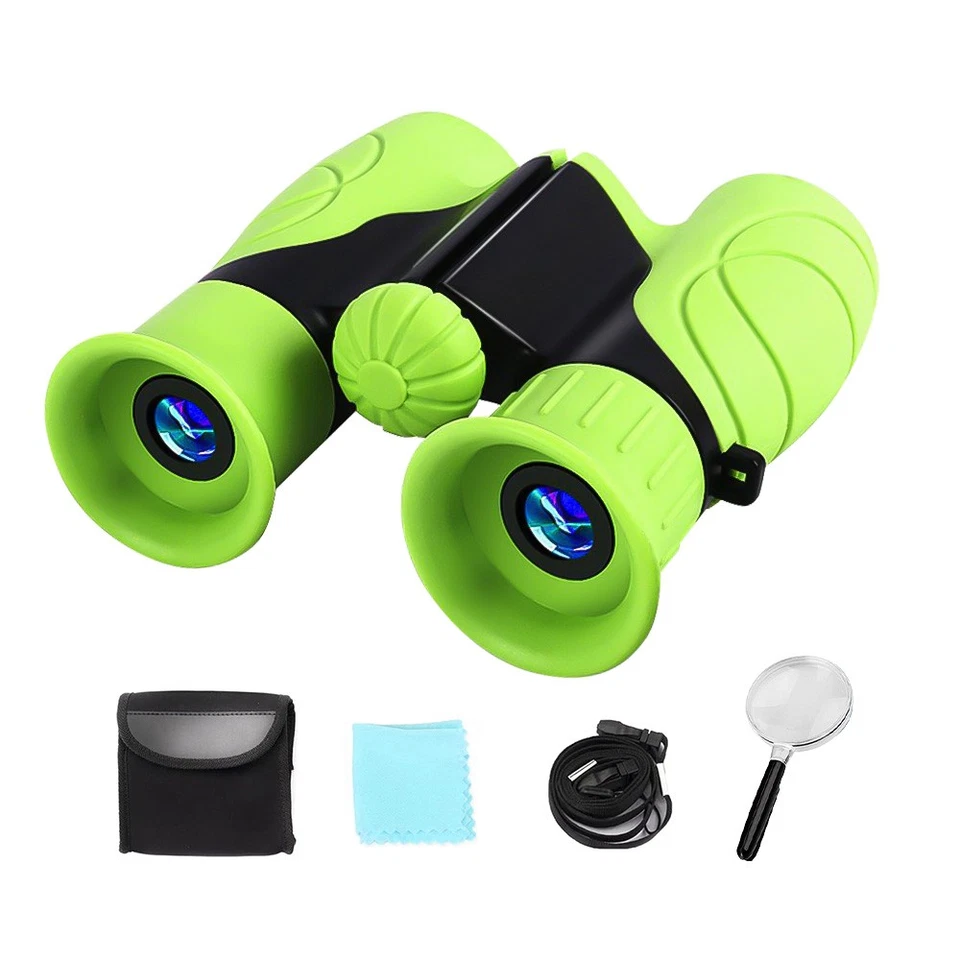 Teleskope Kinderfernglas Set 8x21 Zoom Vergrößerung Augenschutz Kinder Binocular - Bild 2 von 4