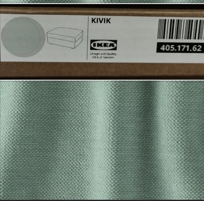 Ikea KIVIK Bezug Für Hocker m. Aufb Tallmyra hellgrün limited  NEU  405.171.62