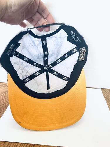 New Era 9Fifty NBA Men’s Marbled Hat Adjustable Read Golden State Warriors Read - Picture 6 of 8