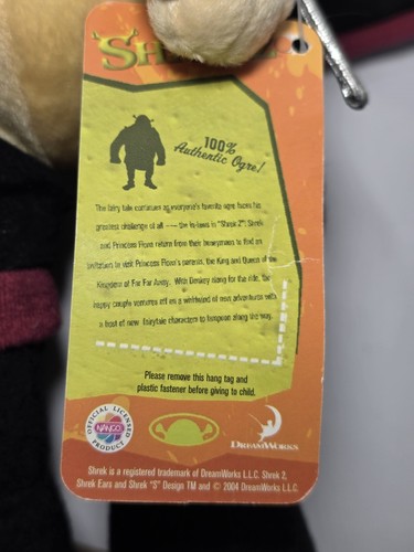 NWT SHREK 2 PUSS IN BOOTS Cat 15" Plush Toy (S2) - Picture 4 of 6