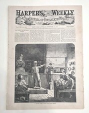 Harpers Weekly September 19, 1874 Full Issue "Flirting On The Sea" WINSLOW HOMER