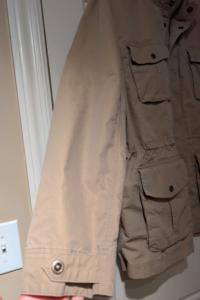 L.L. Chaqueta de Granero Bean Khaki Tostado - XL Reg Cremallera Completa Foto 4 de 4
