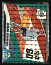 Jordan Henderson 2021 Panini Mosaic UEFA Euro 2020 Give and Go Green Prizm #6