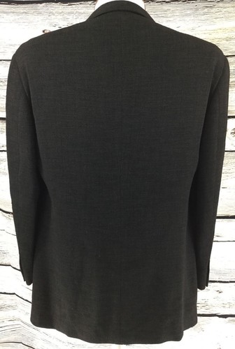 Giorgio Armani Collezioni Neiman Marcus Black 4 Button Sport Coat Blazer 40 Reg - Picture 3 of 6