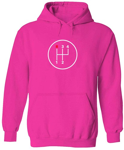 4 Gang manuell Hoodie Pullover Schaltmuster Pulli Sweatshirt Schalthebel - Bild 10 von 12