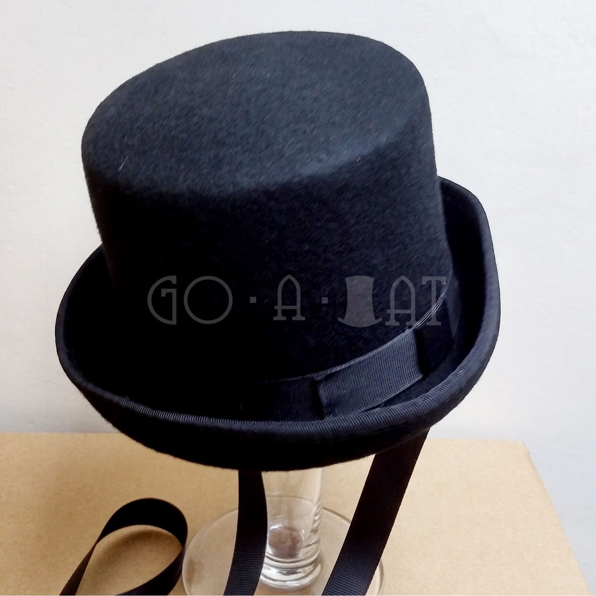 9875 Wool Felt Fascinators Wedding Top Hats For Women Ladies Elegant Women Red Felt Fascinator Hat With Feathers - Elegant Red  main image 4
