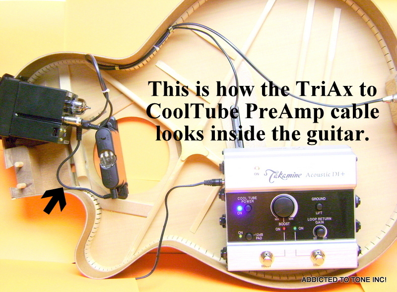 Takamine TriAx Pickup to CTP1 CTP2 CTP3 CT4DX PreAmp Connect Cable