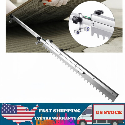 Stainless Floor Tile Tiling Paving Tool Flat Sand Screed Mortar Trowel  Ash Tool