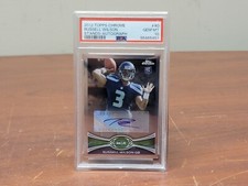 2012 TOPPS CHROME STANDS-AUTO #40 RUSSELL WILSON ROOKIE RC PSA 10