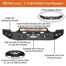 Steel Front Winch Bumper Or Rear Bumper For Gmc Sierra 25003500 Hd 2020-2023