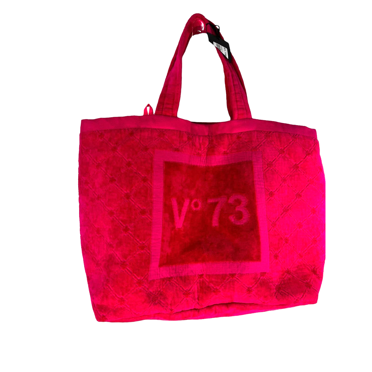 V73 Pink Towel Cotton Extra Large Shoulder Bag Eco Summer Holiday