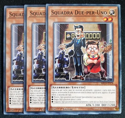 Playset 3X SQUADRA DUE-PER-UNO Comune in Italiano MP19-IT178 YUGIOH
