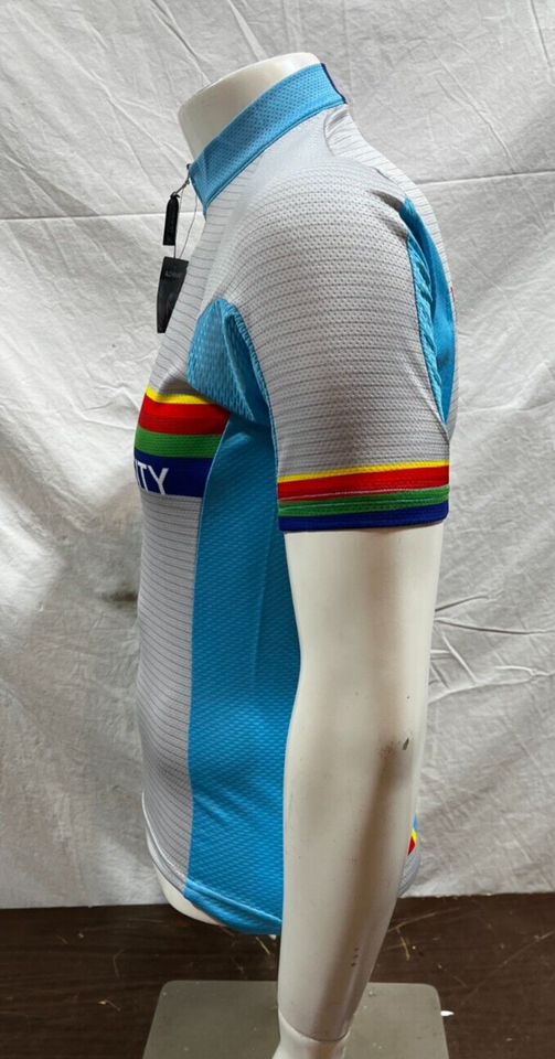 Vintage 90s Neon High Viz Cadet Shimano Giant Pro Cycling Bike Jersey