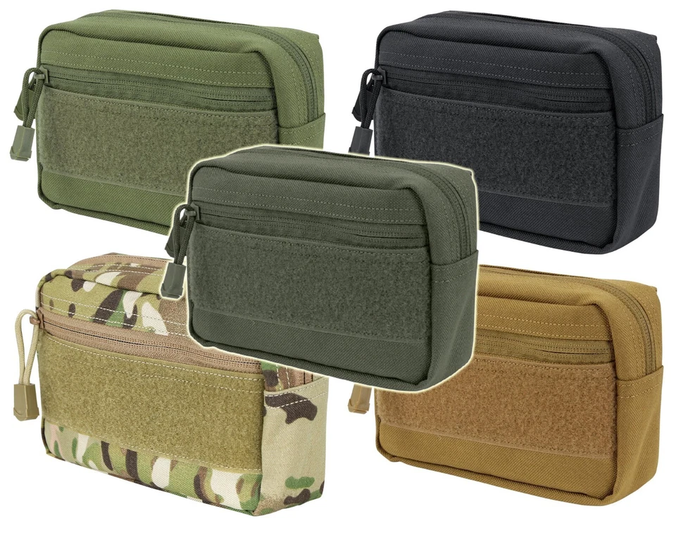 CONDOR 191178 UNIVERSAL Compact Multi-Purpose Utility Hook and Loop Pouch