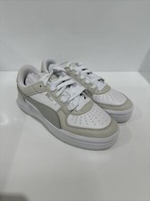 Authentic Puma CA Pro Classic Shoes Unisex Size 11.5 White-Gray New -Damaged Box